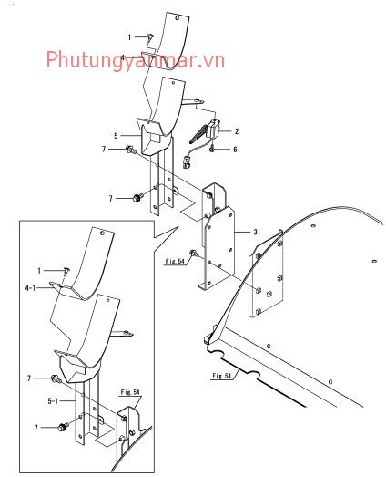 giá đỡ trống cuốn lúa